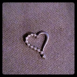 Kay jewelers diamond heart pendant